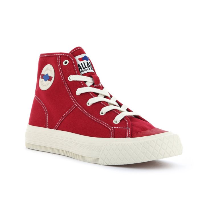 Dámské Tenisky Palladium Palla Louvel High Tops Červené | CZ OFX-08Y